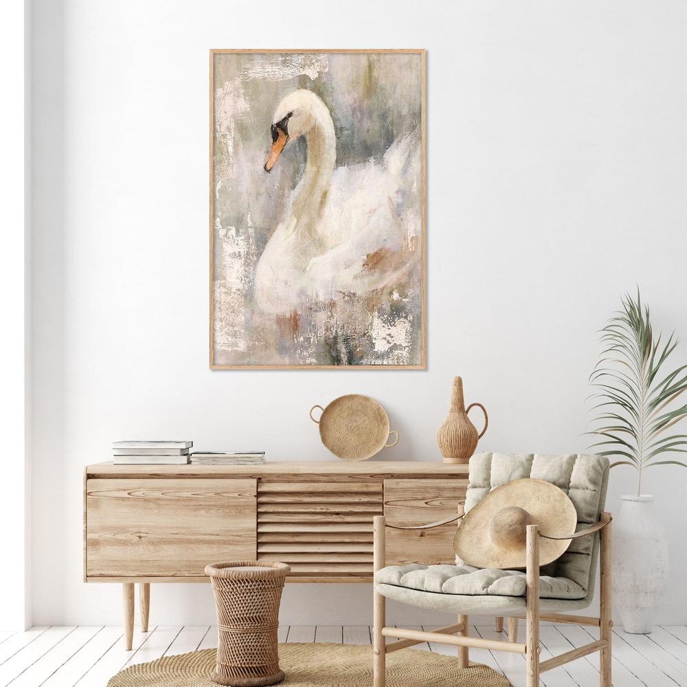 Mystical Swan, Style B-by-Nina Blue-wall-art-print-canvas-poster-framed-Gioia