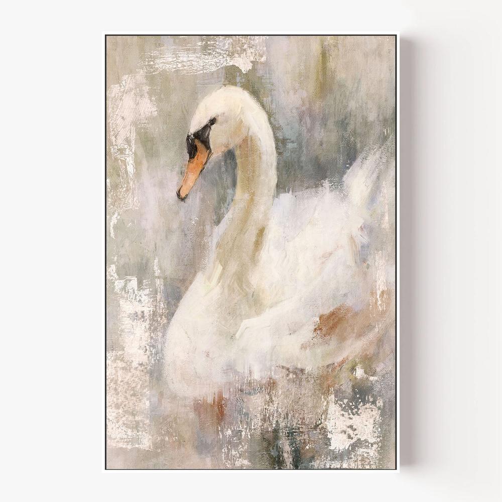 Mystical Swan, Style B-by-Nina Blue-wall-art-print-canvas-poster-framed-Gioia