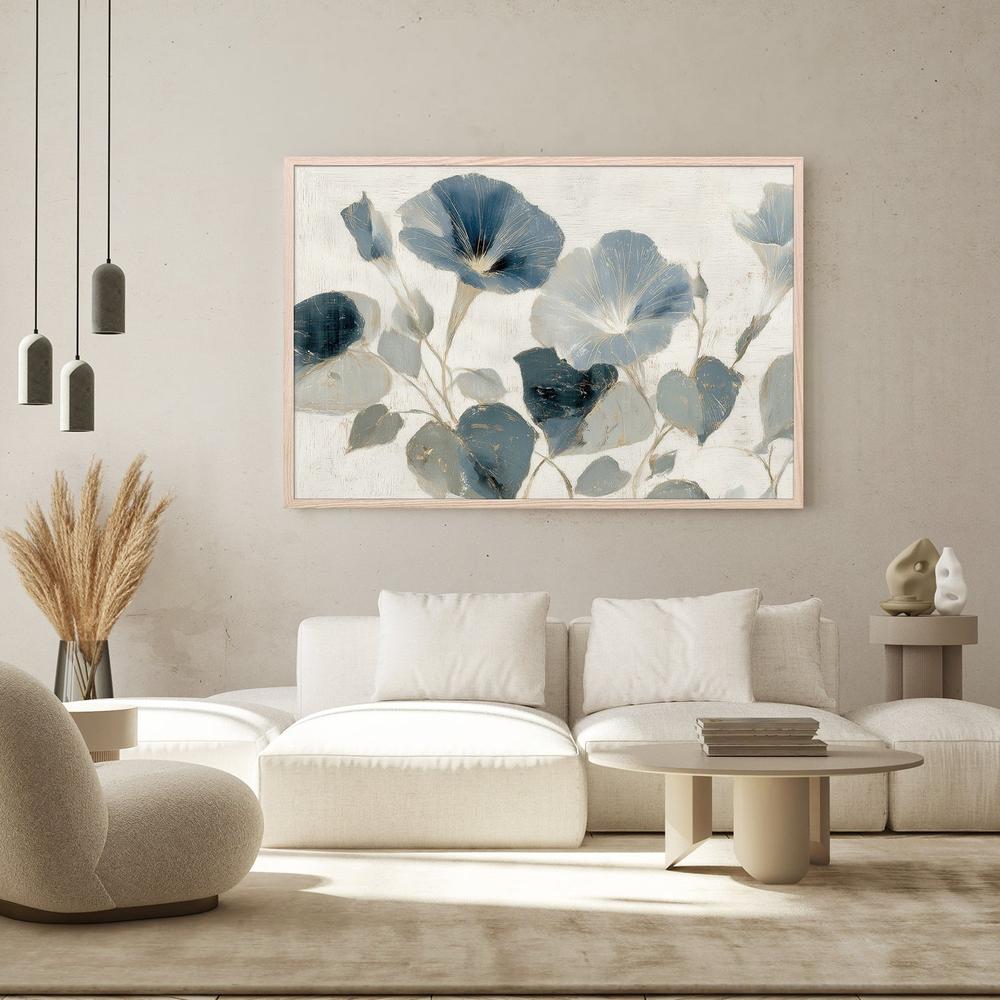 Navy Glory Vine-by-Jordão de Abreu-wall-art-print-canvas-poster-framed-Gioia
