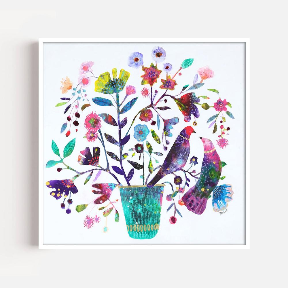 ne te presse pas trop sur le chemin-by-Sylvie Demers-wall-art-print-canvas-poster-framed-Gioia