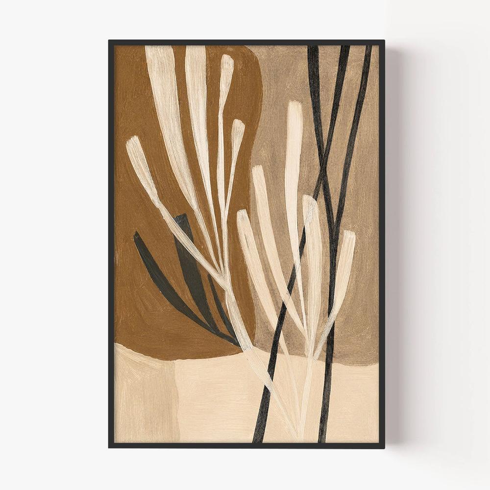 Neutral Grasses-by-Lady Hana-wall-art-print-canvas-poster-framed-Gioia
