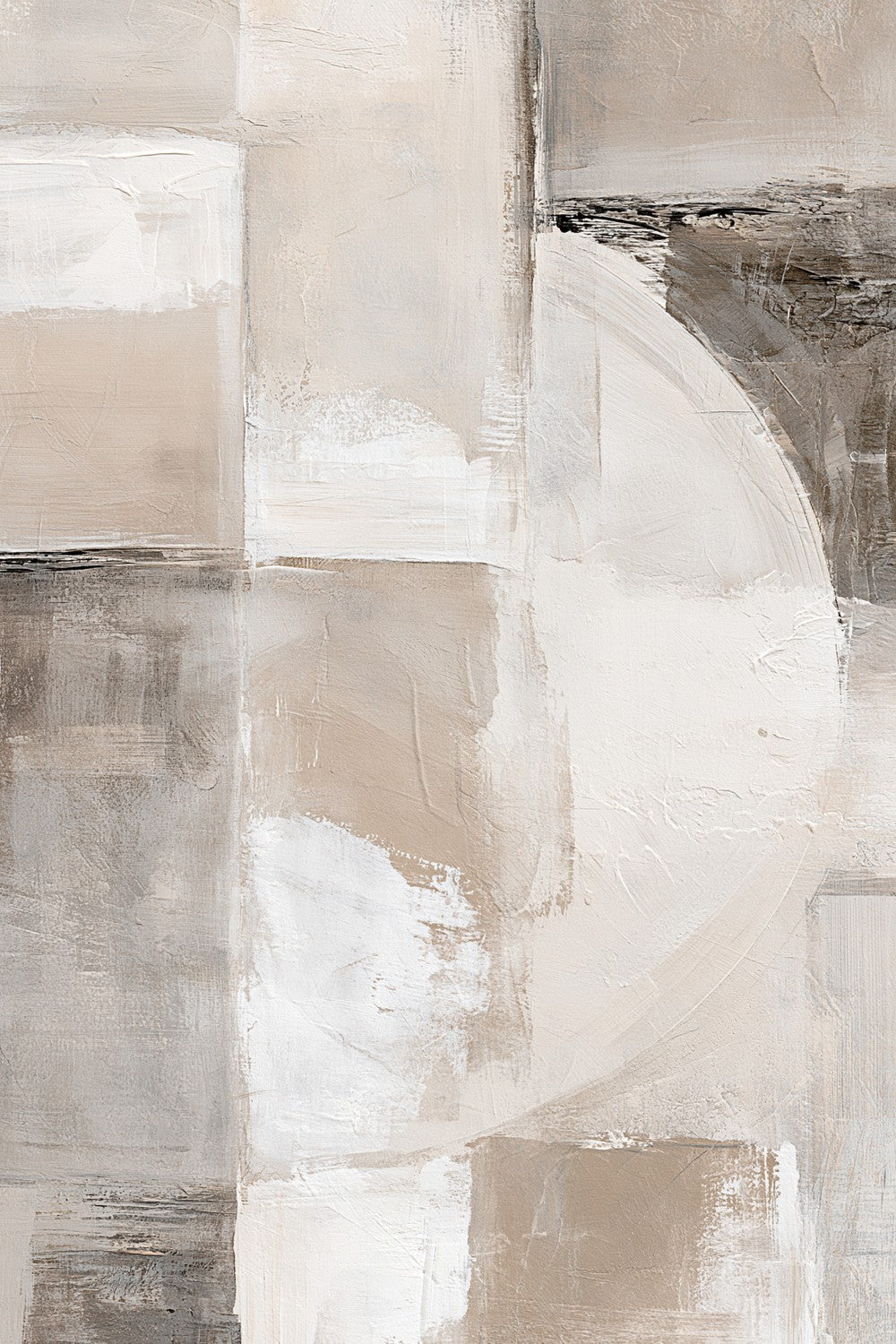 Neutral Minimalist Forms-by-Stephanie Jeuffroy-wall-art-print-canvas-poster-framed-Gioia