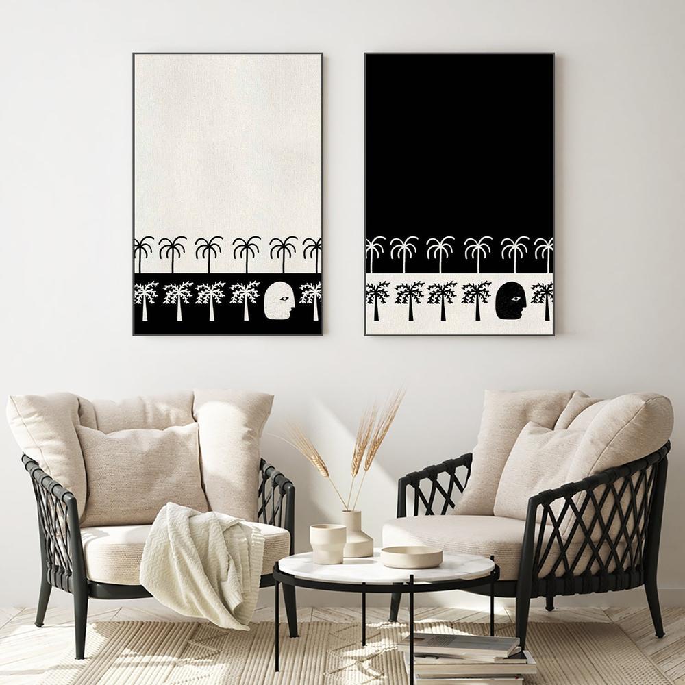 Nostalgia, Style A & B, Set Of 2-by-Shatha Al Dafai-wall-art-print-canvas-poster-framed-Gioia