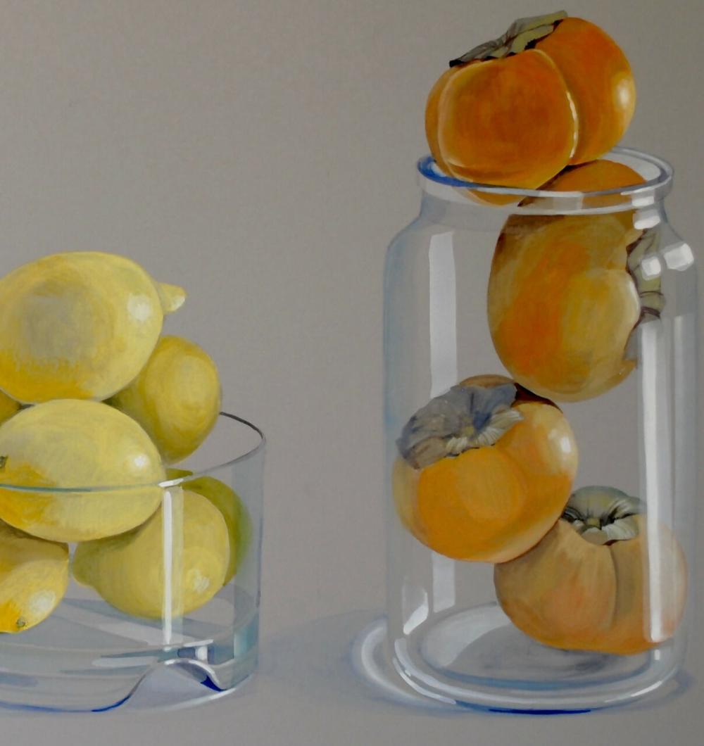 Frangipani and Persimmon