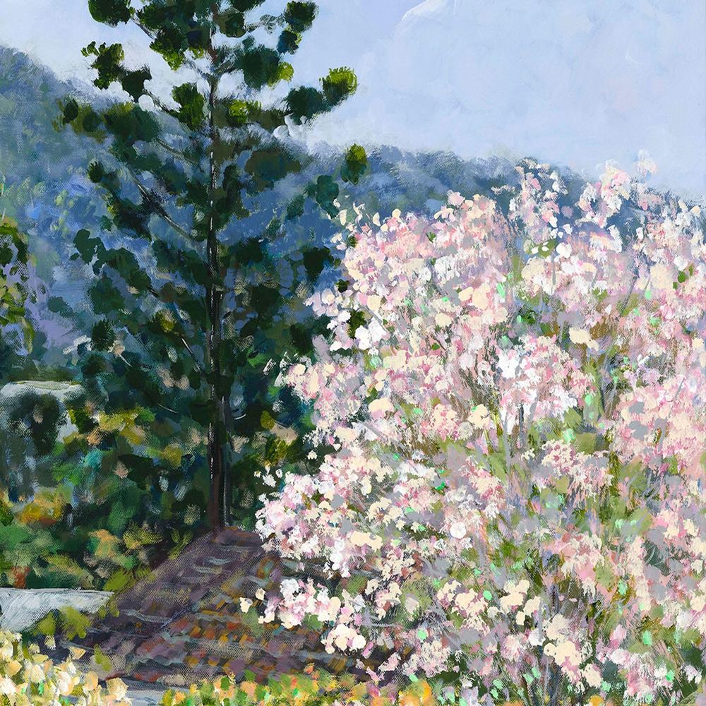 Oleander Drive Ashgrove-by-Meredith Howse-wall-art-print-canvas-poster-framed-Gioia