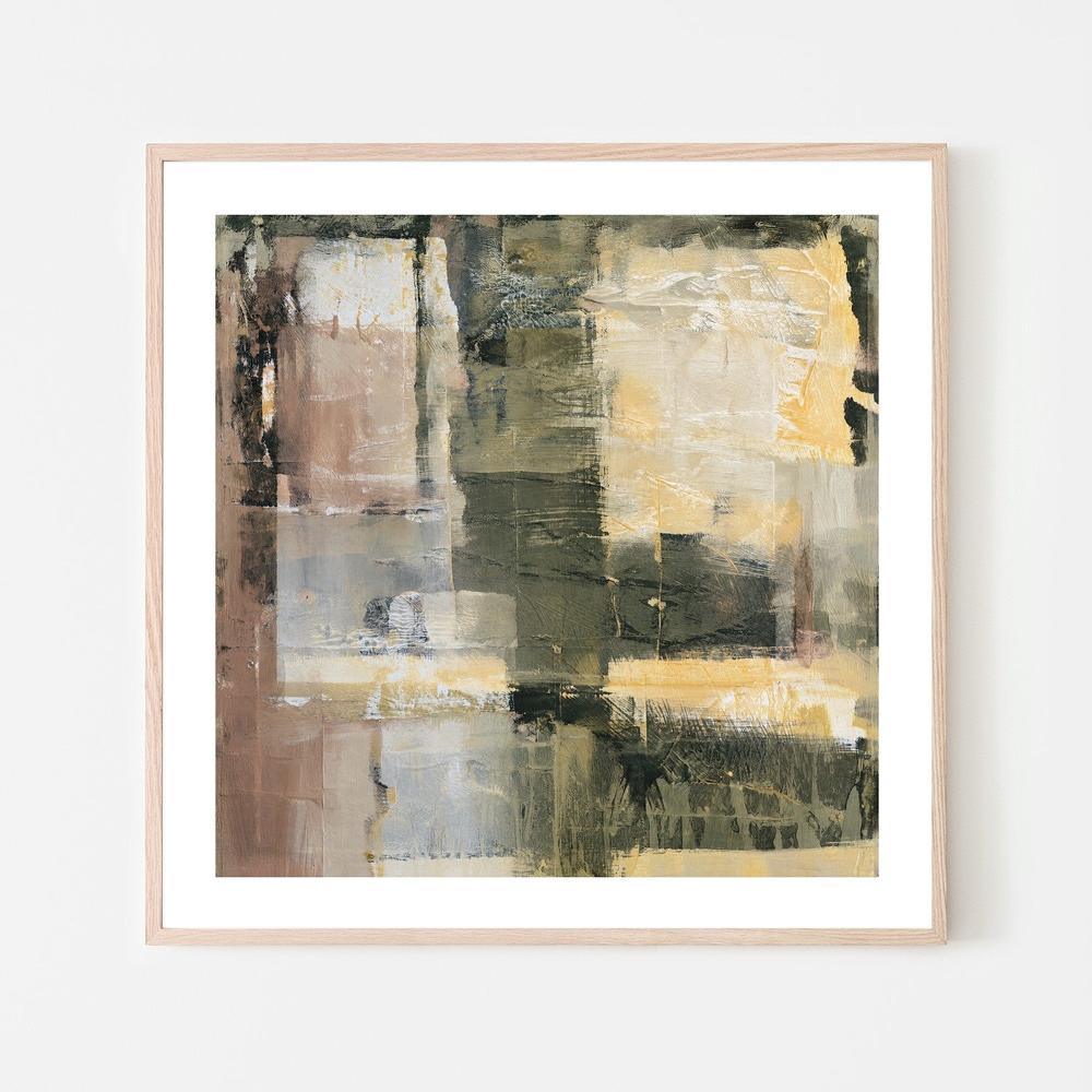 Olive and Ochre Layers-by-Gioia Wall Art-wall-art-print-canvas-poster-framed-Gioia
