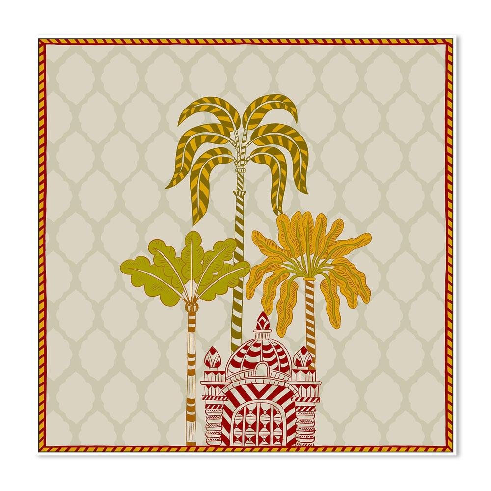 wall-art-print-canvas-poster-framed-Ornate Desert Palms-5