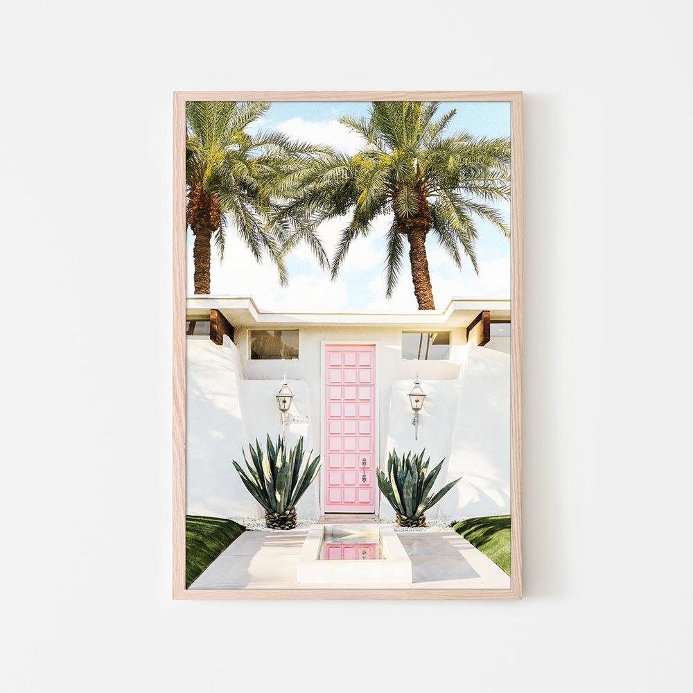 Palm Springs House-by-Gal Pittel-wall-art-print-canvas-poster-framed-Gioia