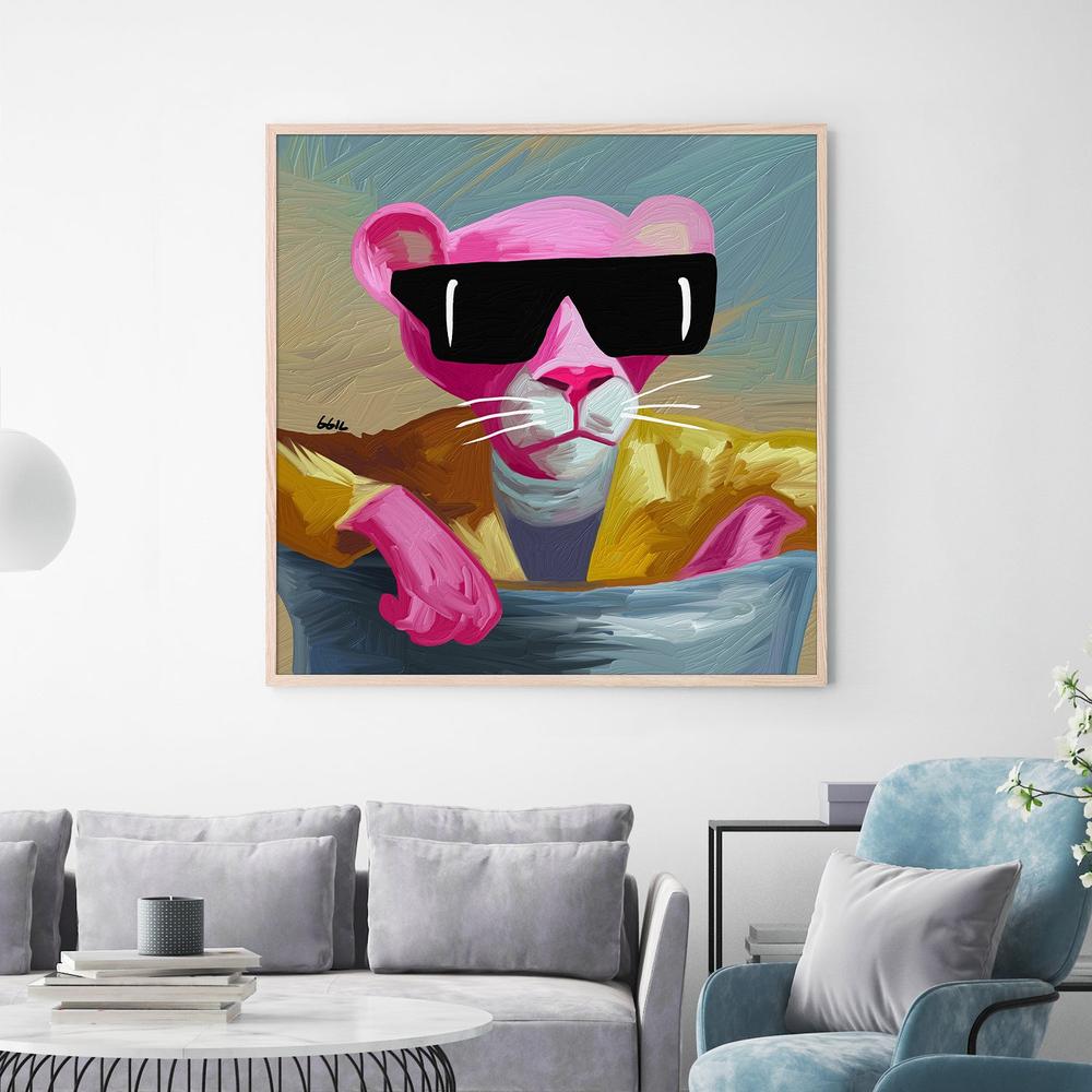 PANTERA Y TINA-by-Giovanna Gil Alves-wall-art-print-canvas-poster-framed-Gioia