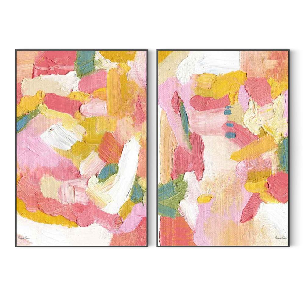 Pastel Drift, Style A & B, Set Of 2-by-Mackenzie Nelson-wall-art-print-canvas-poster-framed-Gioia