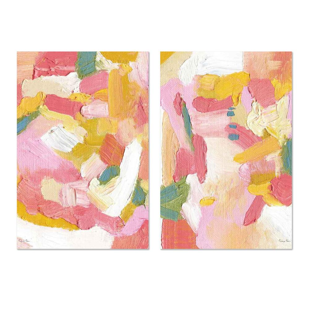 Pastel Drift, Style A & B, Set Of 2-by-Mackenzie Nelson-wall-art-print-canvas-poster-framed-Gioia