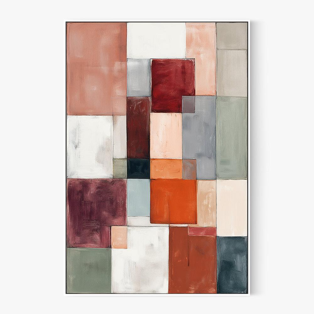 Patchwork Grid, Style A-by-Jordão de Abreu-wall-art-print-canvas-poster-framed-Gioia
