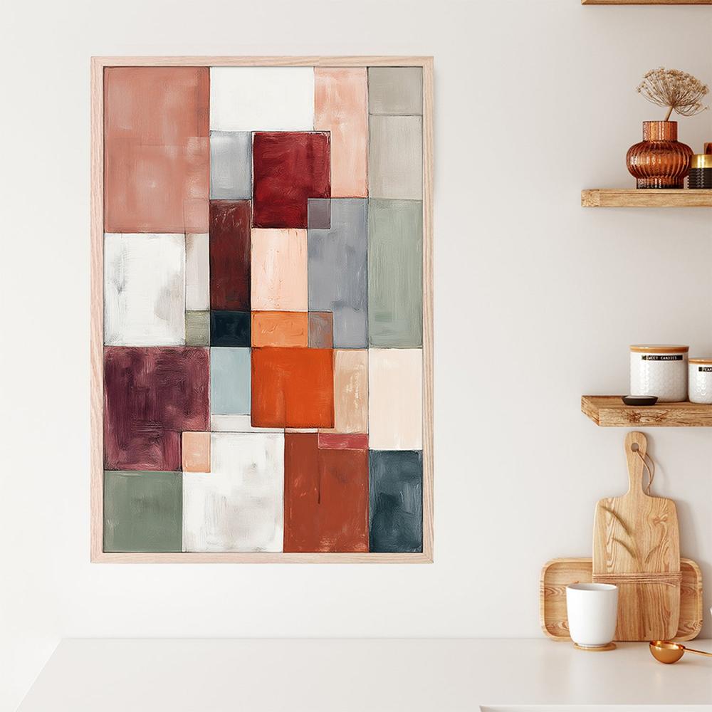 Patchwork Grid, Style A-by-Jordão de Abreu-wall-art-print-canvas-poster-framed-Gioia