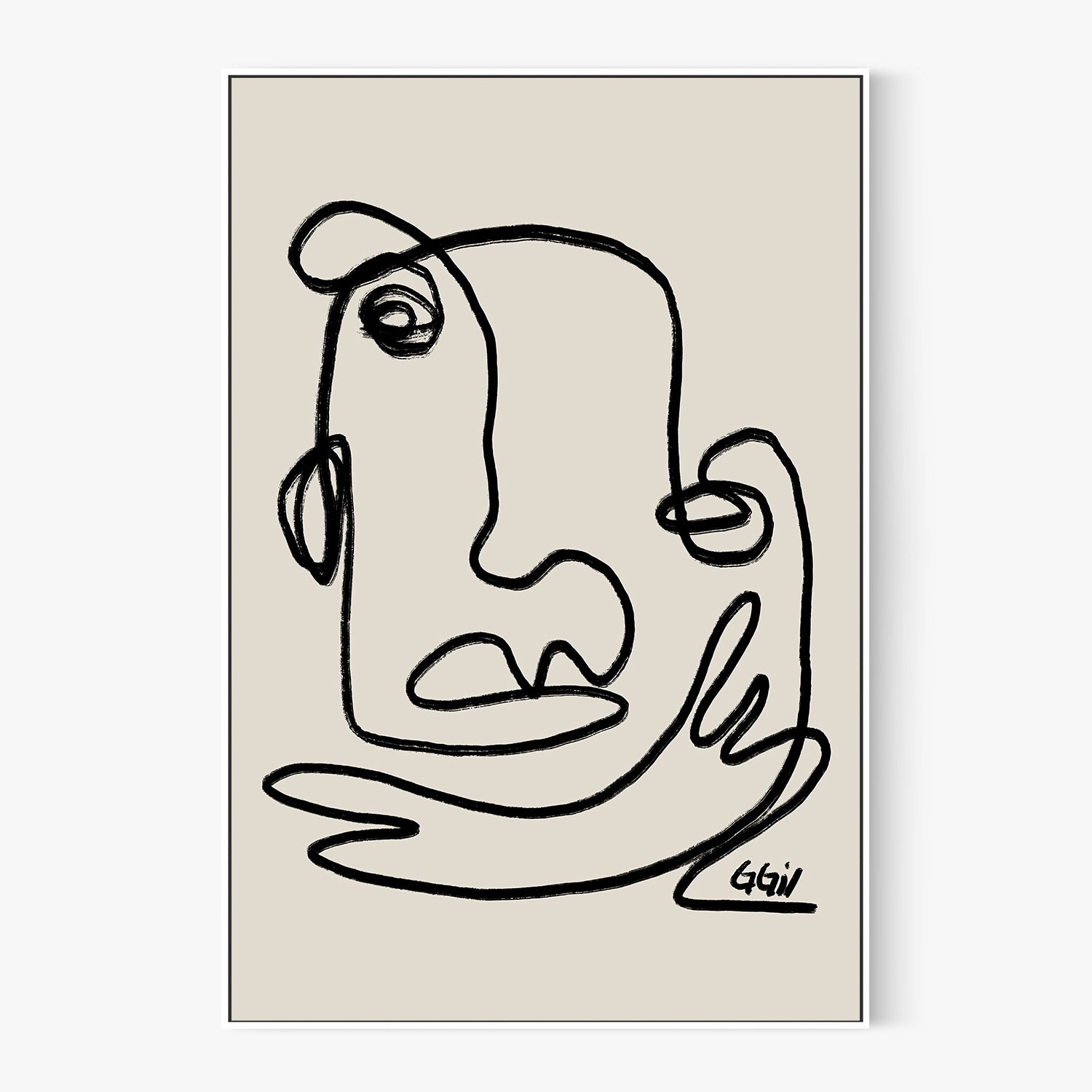 PENSADOR-by-Giovanna Gil Alves-wall-art-print-canvas-poster-framed-Gioia