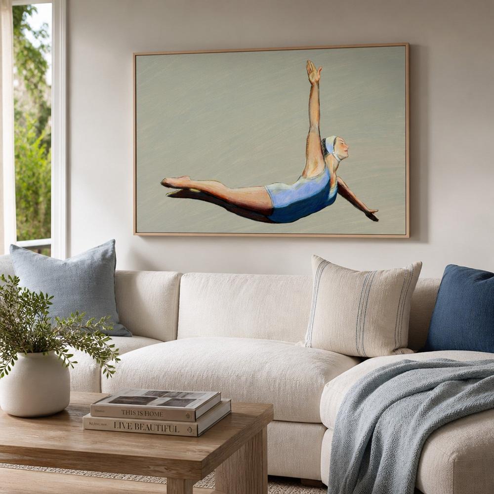 Periwinkle Diver-by-Sarah Morrissette-wall-art-print-canvas-poster-framed-Gioia
