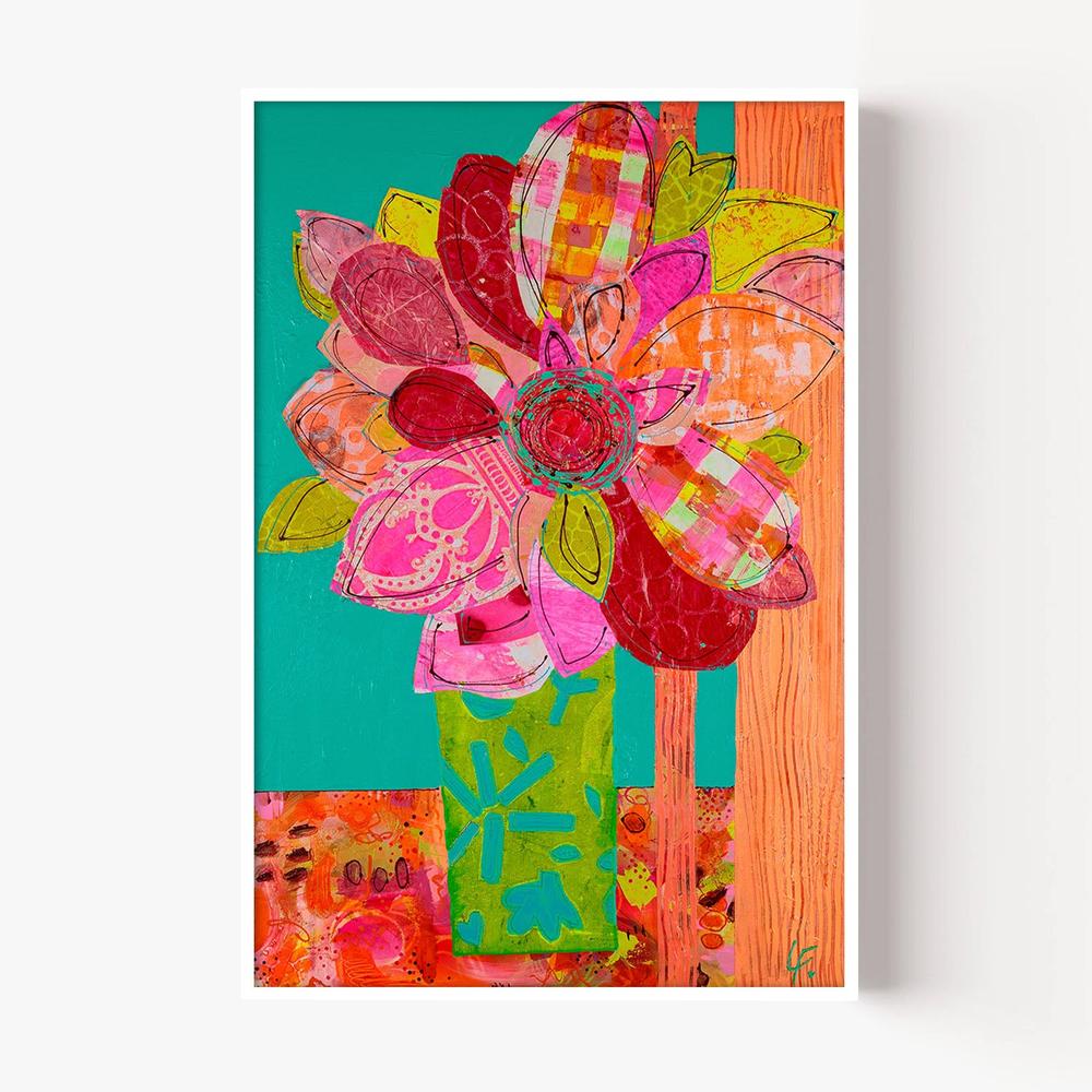 Petals Aglow-by-Lindy Farley-wall-art-print-canvas-poster-framed-Gioia