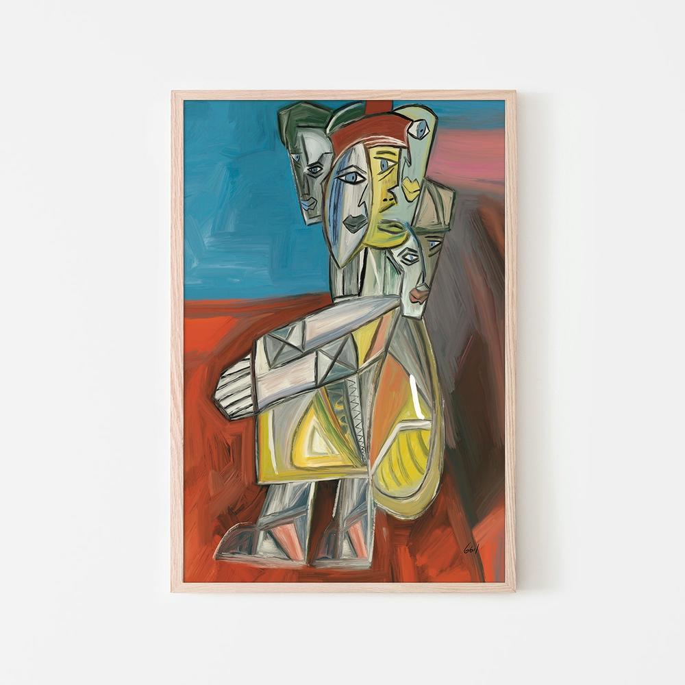 PICASSO-by-Giovanna Gil Alves-wall-art-print-canvas-poster-framed-Gioia