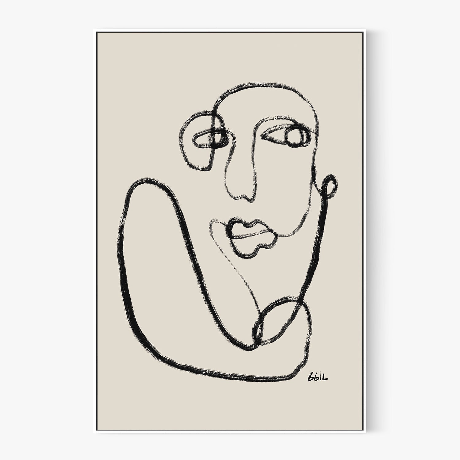 POR HOY NO-by-Giovanna Gil Alves-wall-art-print-canvas-poster-framed-Gioia
