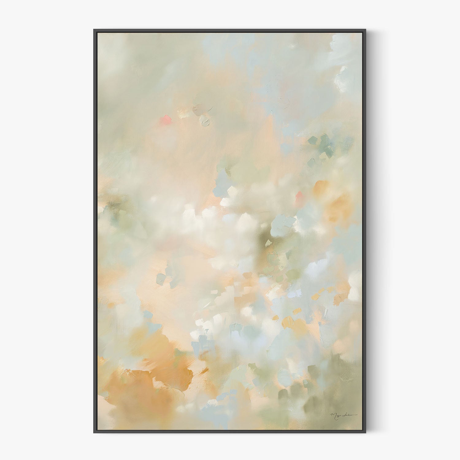 Powder Blue Bouquet-by-Maggie Sackmann-wall-art-print-canvas-poster-framed-Gioia