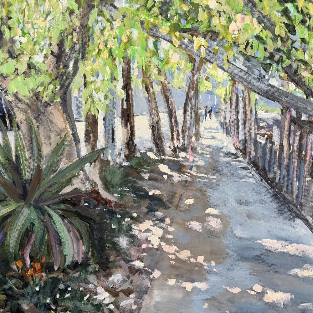 Bulimba. Original hand-painted artwork by Meredith Howse.