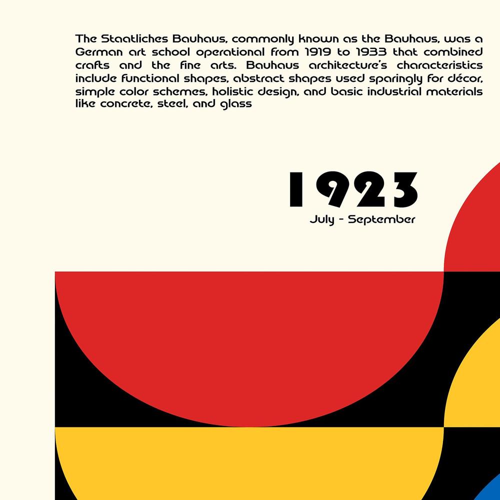 Primary Colors Bauhaus Abstract-by-Retrodrome-wall-art-print-canvas-poster-framed-Gioia