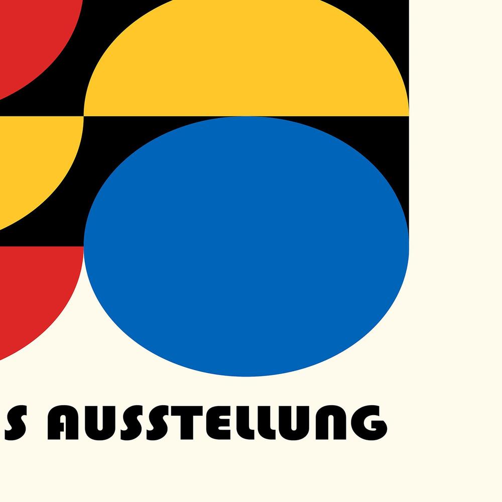Primary Colors Bauhaus Abstract-by-Retrodrome-wall-art-print-canvas-poster-framed-Gioia