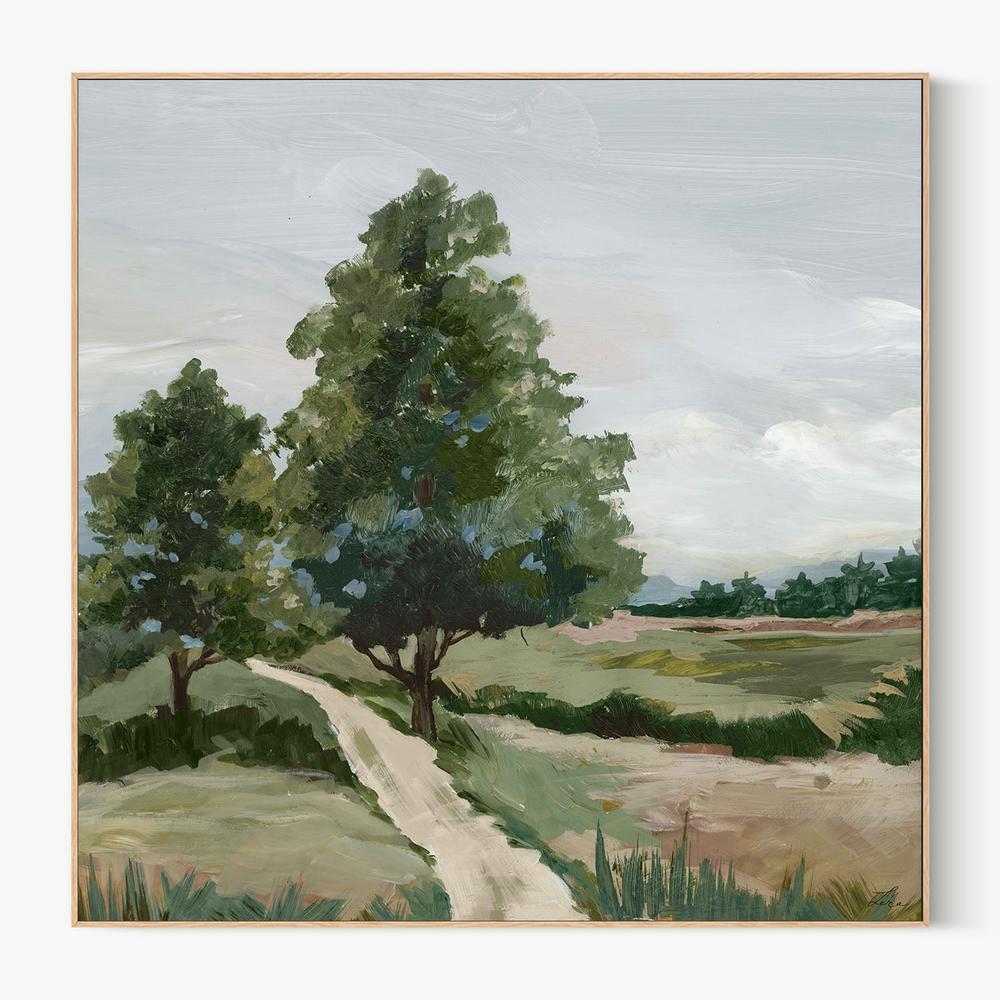Quiet Path Through Open Fields-by-Lera-wall-art-print-canvas-poster-framed-Gioia