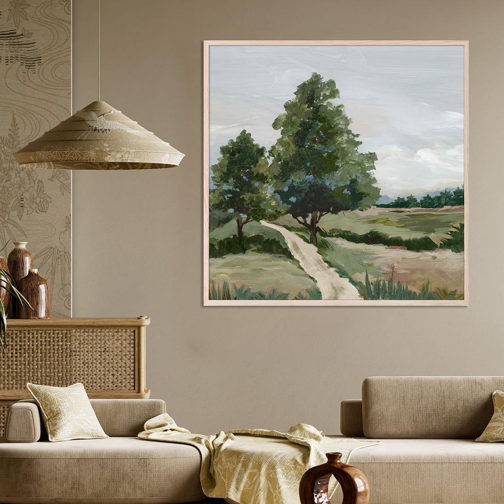 Quiet Path Through Open Fields-by-Lera-wall-art-print-canvas-poster-framed-Gioia