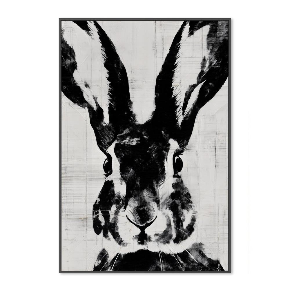 Rabbit Close Gaze-by-Chromatic Storm Studio-wall-art-print-canvas-poster-framed-Gioia