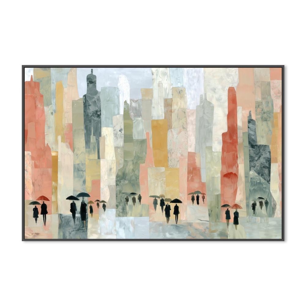 Rainy City Streets-by-Chromatic Storm Studio-wall-art-print-canvas-poster-framed-Gioia