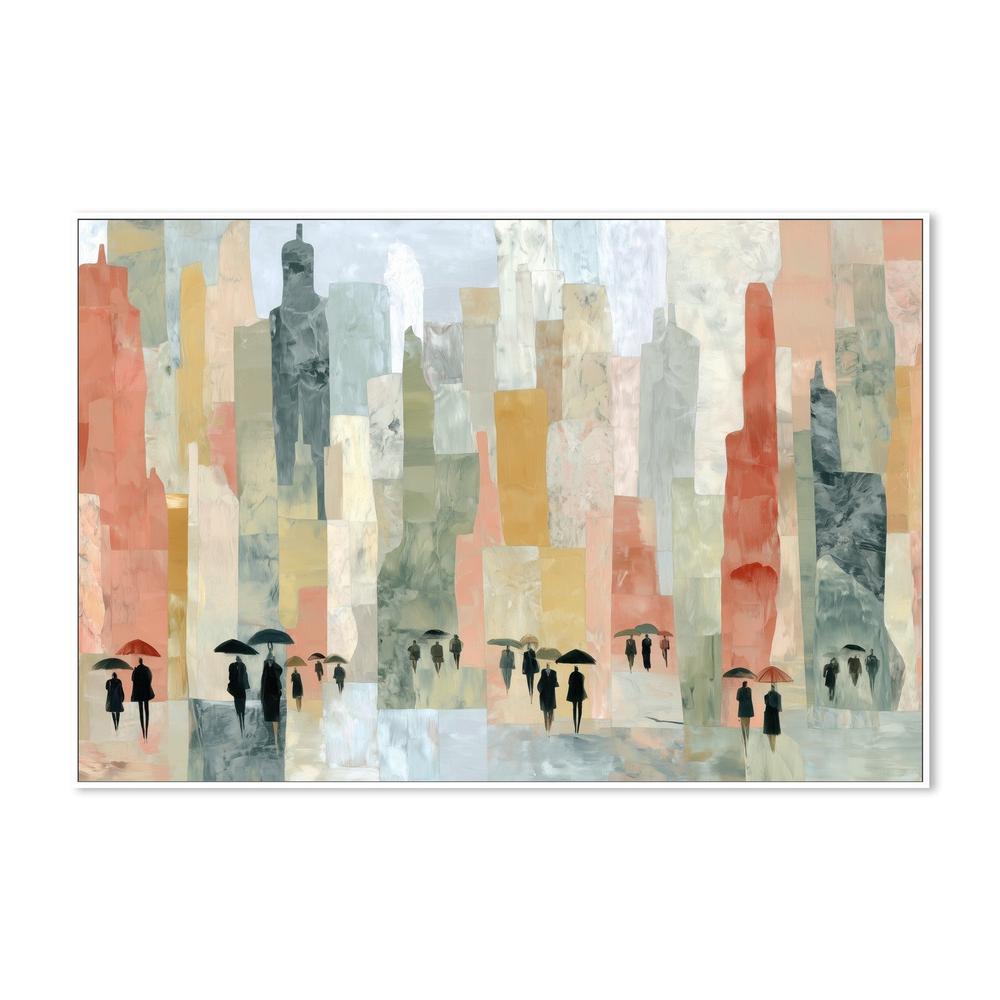 Rainy City Streets-by-Chromatic Storm Studio-wall-art-print-canvas-poster-framed-Gioia