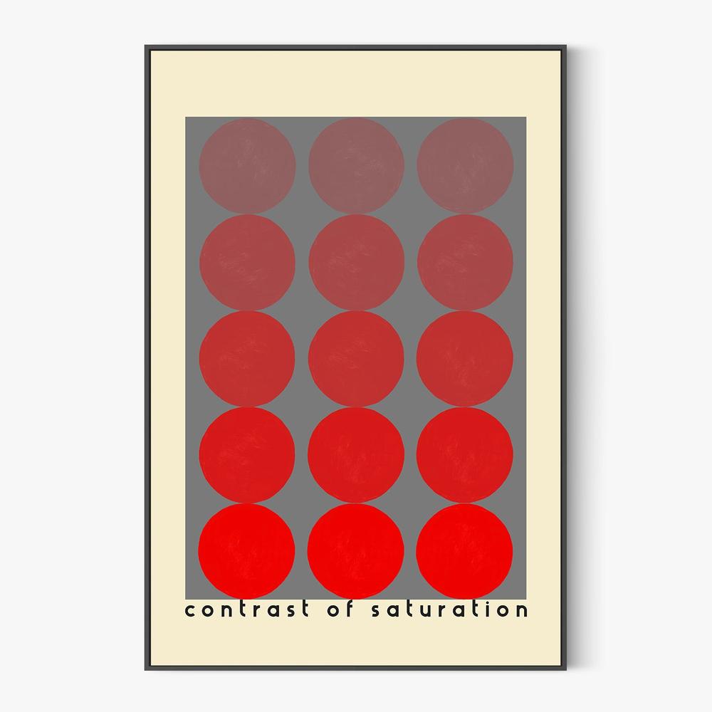 Red Saturation Contrast-by-Rosana Laiz Blursbyai-wall-art-print-canvas-poster-framed-Gioia