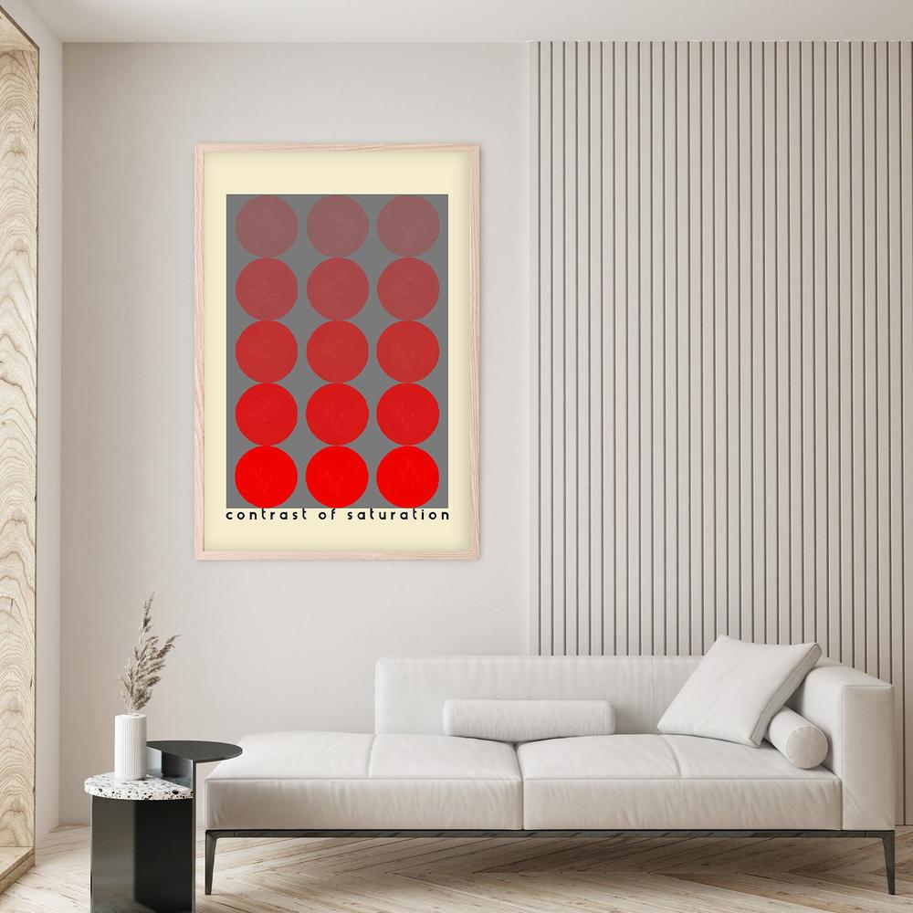 Red Saturation Contrast-by-Rosana Laiz Blursbyai-wall-art-print-canvas-poster-framed-Gioia