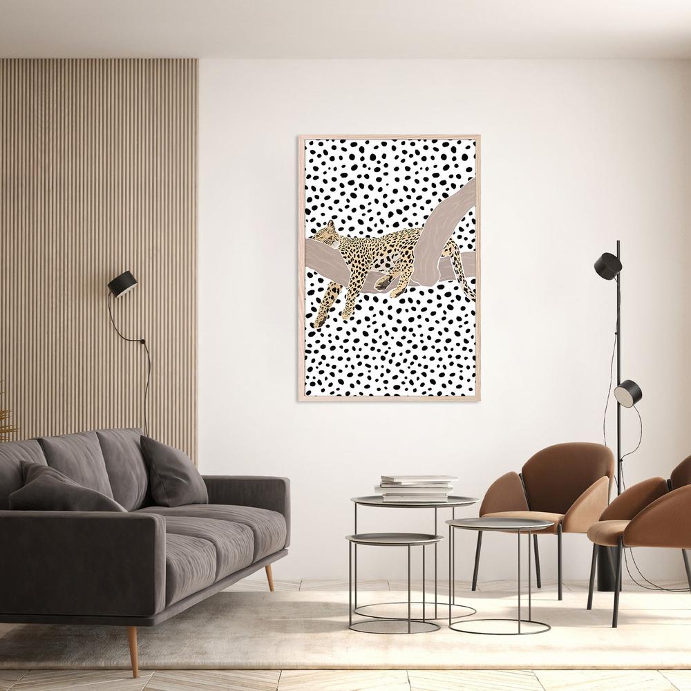 Resting Leopard Spots-by-Sarah Manovski-wall-art-print-canvas-poster-framed-Gioia