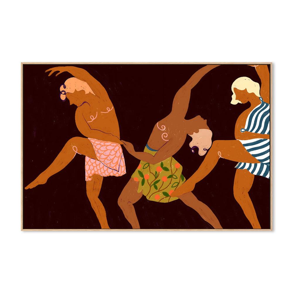 wall-art-print-canvas-poster-framed-Rhythmic Dancing Figures-4