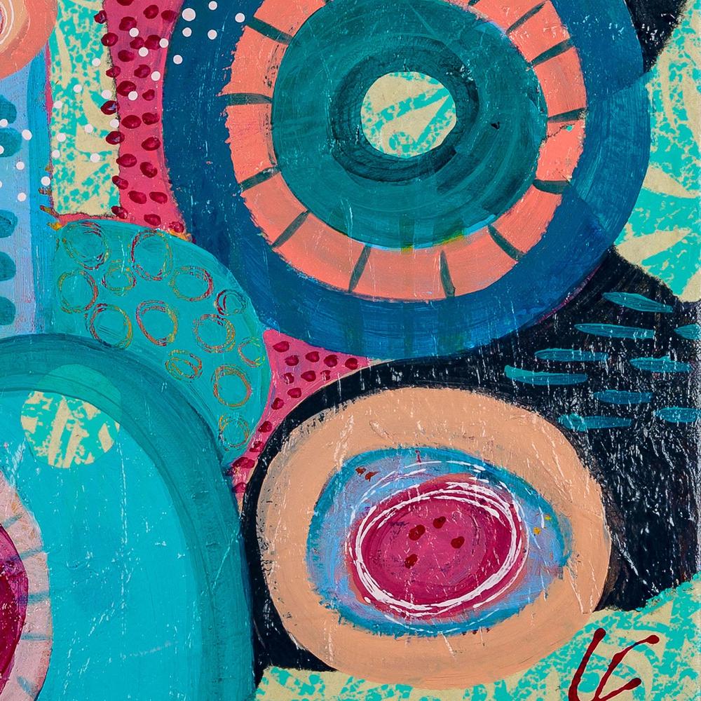 Rhythms of Colour-by-Lindy Farley-wall-art-print-canvas-poster-framed-Gioia