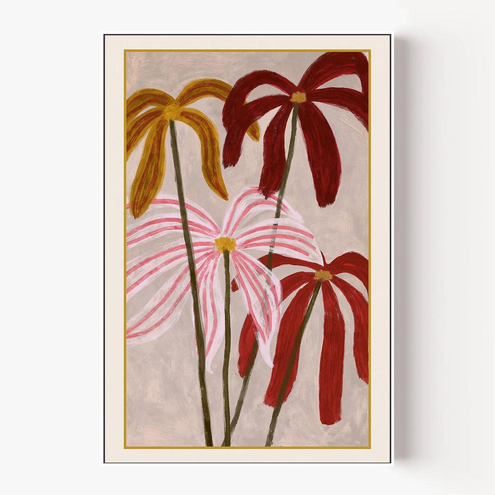 Ribbon petals-by-Lady Hana-wall-art-print-canvas-poster-framed-Gioia