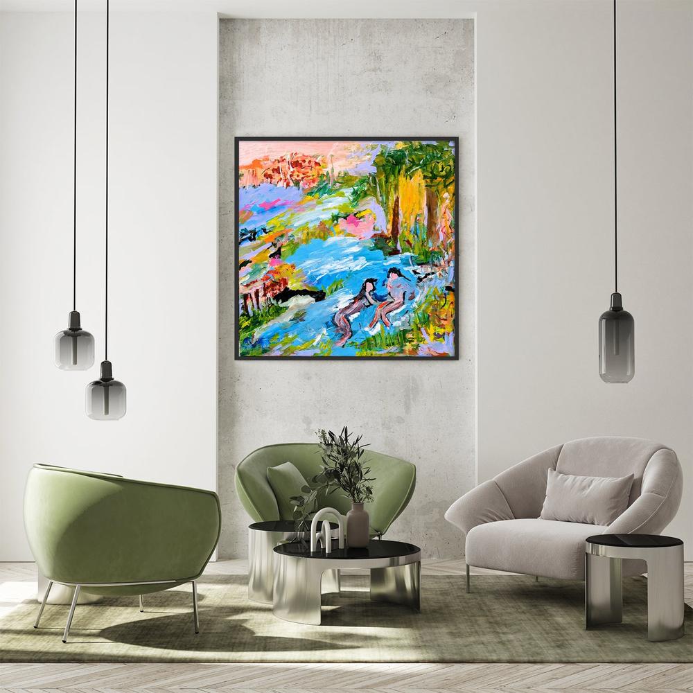 Riverside Rhapsody Fine Art Print-by-Alpana Rai-wall-art-print-canvas-poster-framed-Gioia