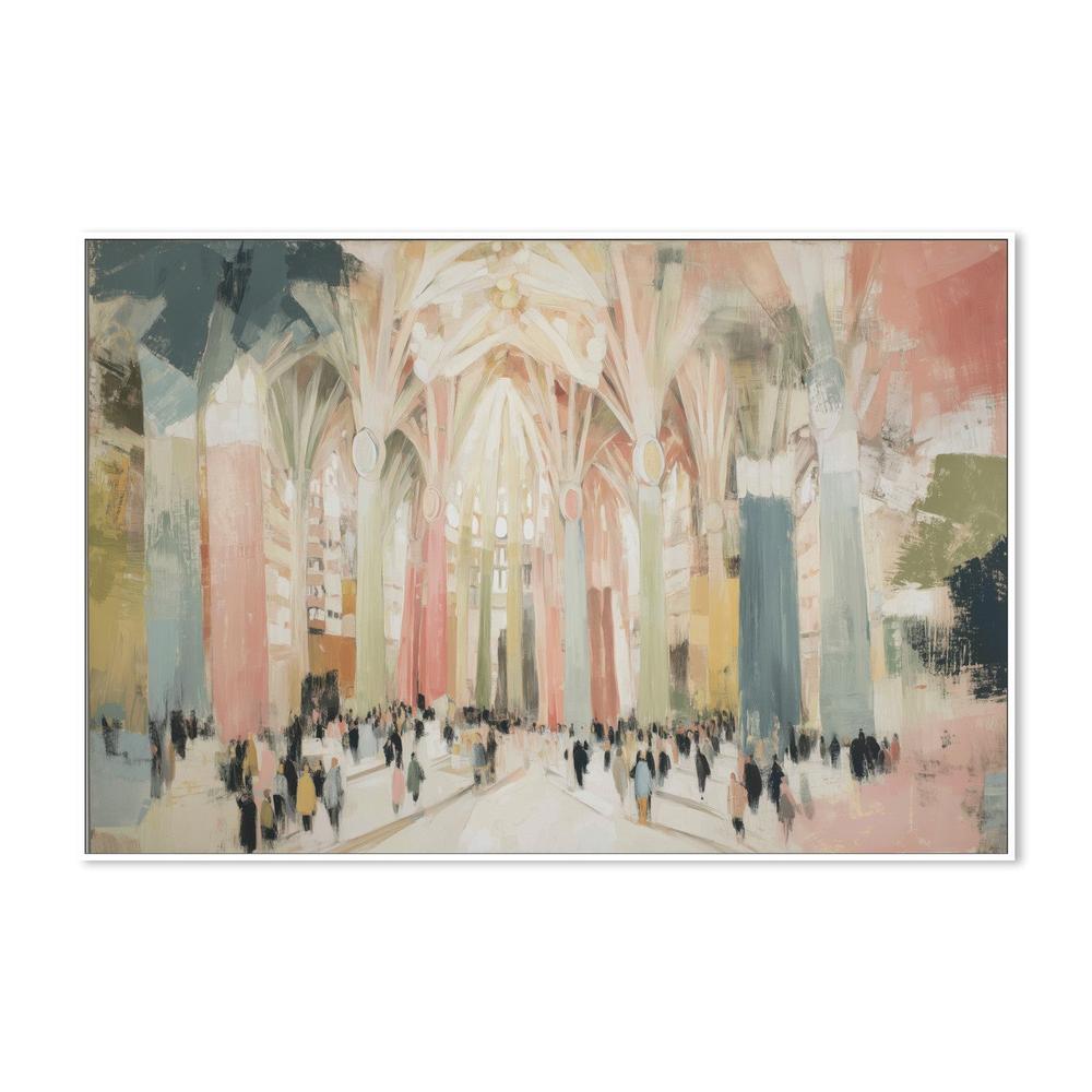 Sagrada Familia Interior-by-Chromatic Storm Studio-wall-art-print-canvas-poster-framed-Gioia