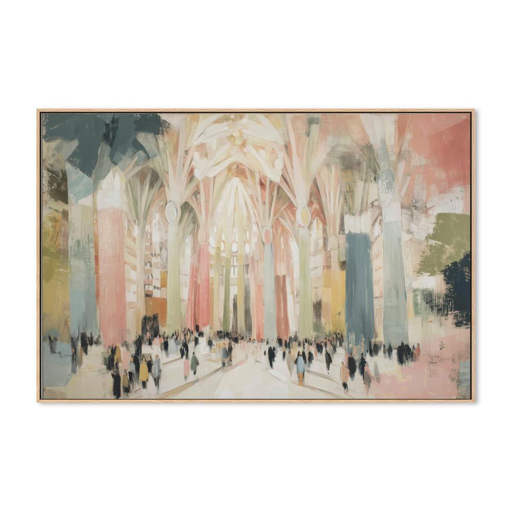 Sagrada Familia Interior-by-Chromatic Storm Studio-wall-art-print-canvas-poster-framed-Gioia