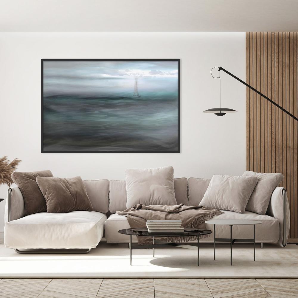 Sailboat In The Mist-by-Christina Sillen-wall-art-print-canvas-poster-framed-Gioia