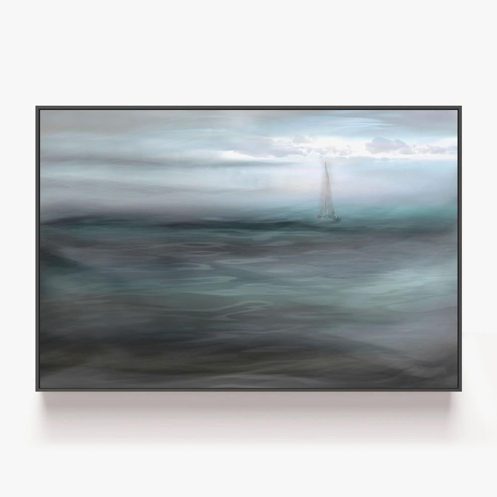 Sailboat In The Mist-by-Christina Sillen-wall-art-print-canvas-poster-framed-Gioia