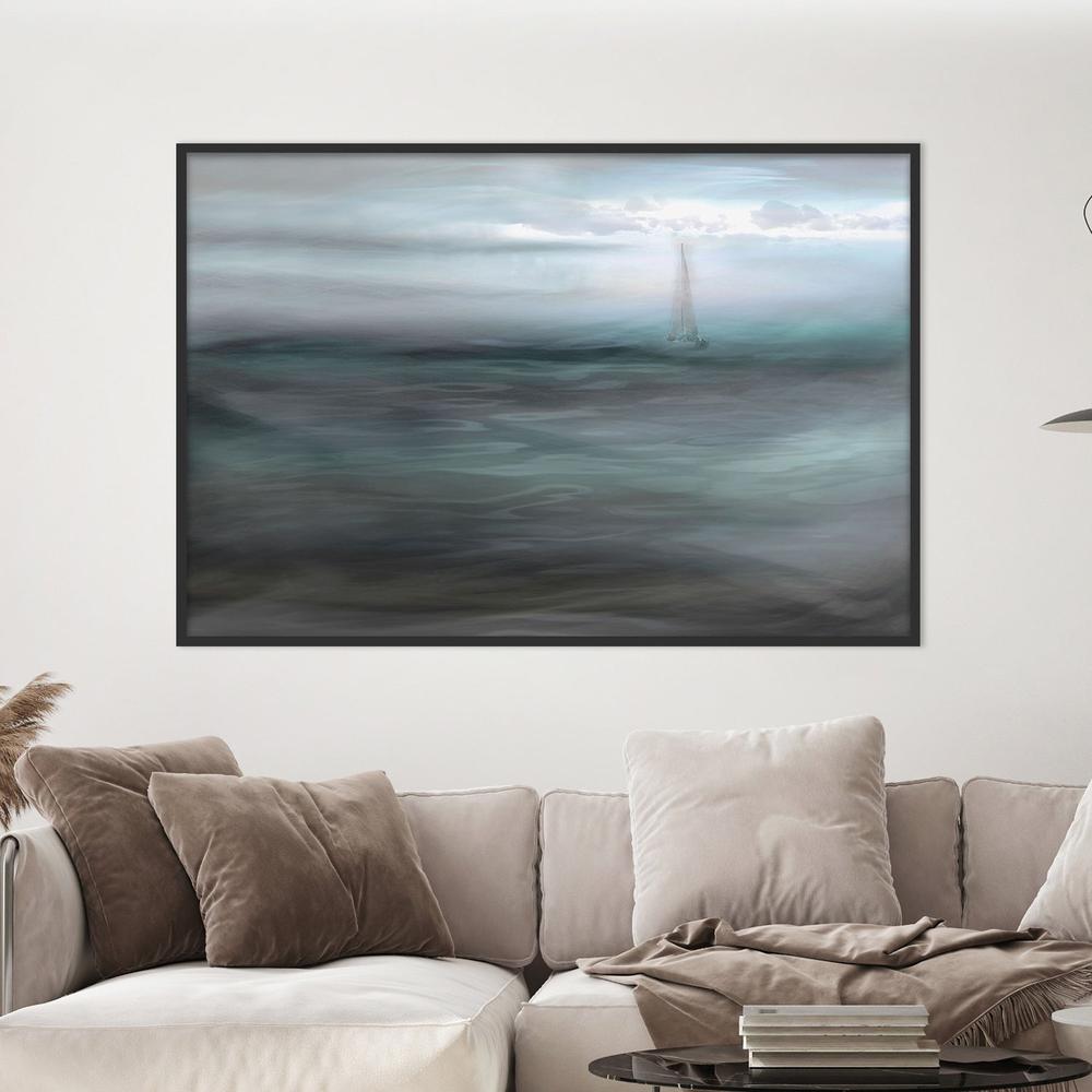 Sailboat In The Mist-by-Christina Sillen-wall-art-print-canvas-poster-framed-Gioia