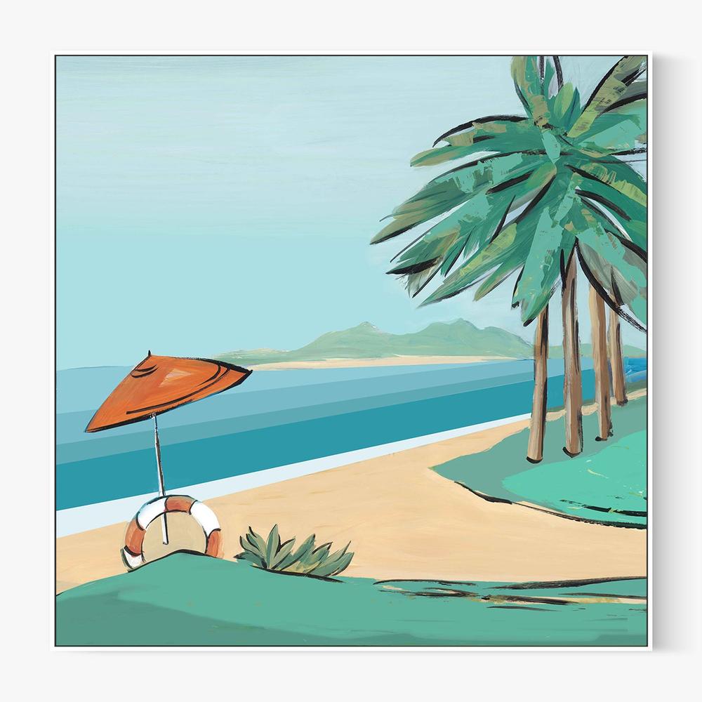 Sandy Beach-by-Lera-wall-art-print-canvas-poster-framed-Gioia
