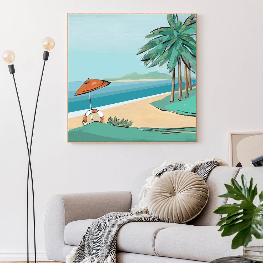 Sandy Beach-by-Lera-wall-art-print-canvas-poster-framed-Gioia