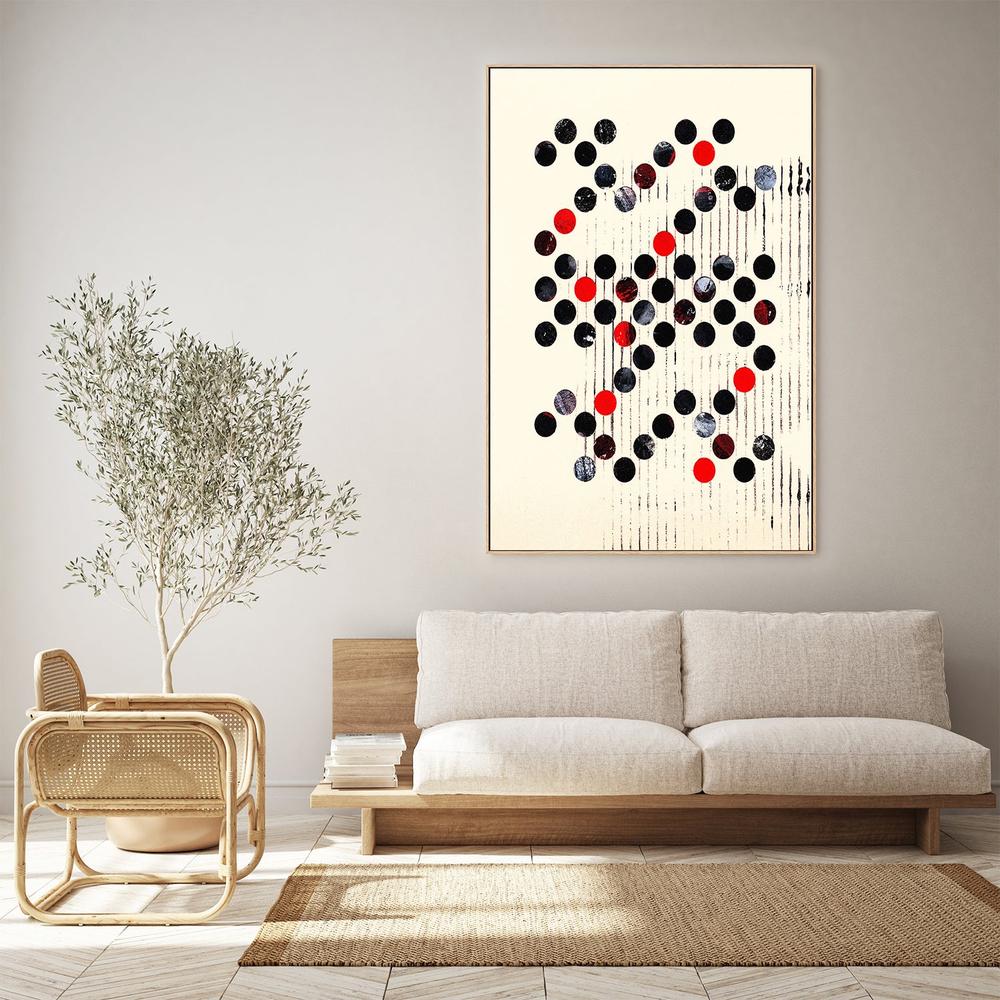 Scattered Circles Pattern-by-Petr Strnad-wall-art-print-canvas-poster-framed-Gioia