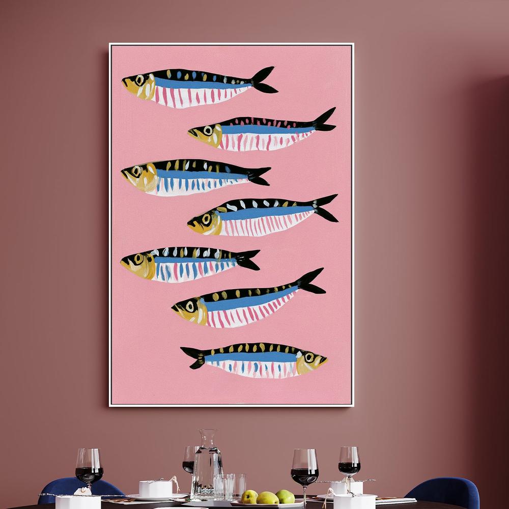 School of Seven-by-Lady Hana-wall-art-print-canvas-poster-framed-Gioia