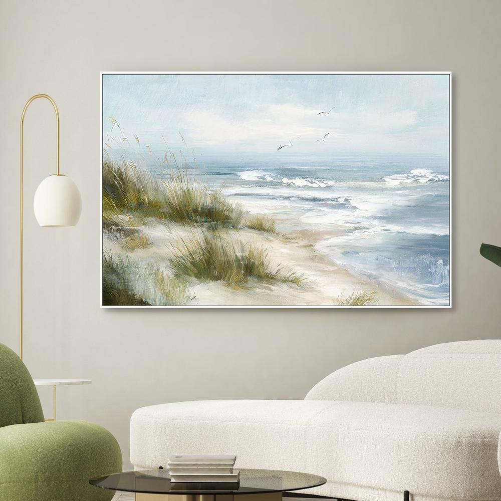 Seaside Escape, Style A-by-Nina Blue-wall-art-print-canvas-poster-framed-Gioia