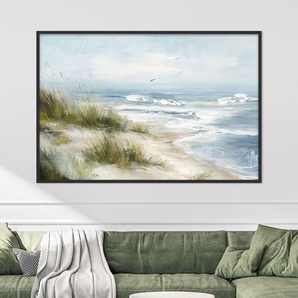 Seaside Escape, Style A-by-Nina Blue-wall-art-print-canvas-poster-framed-Gioia