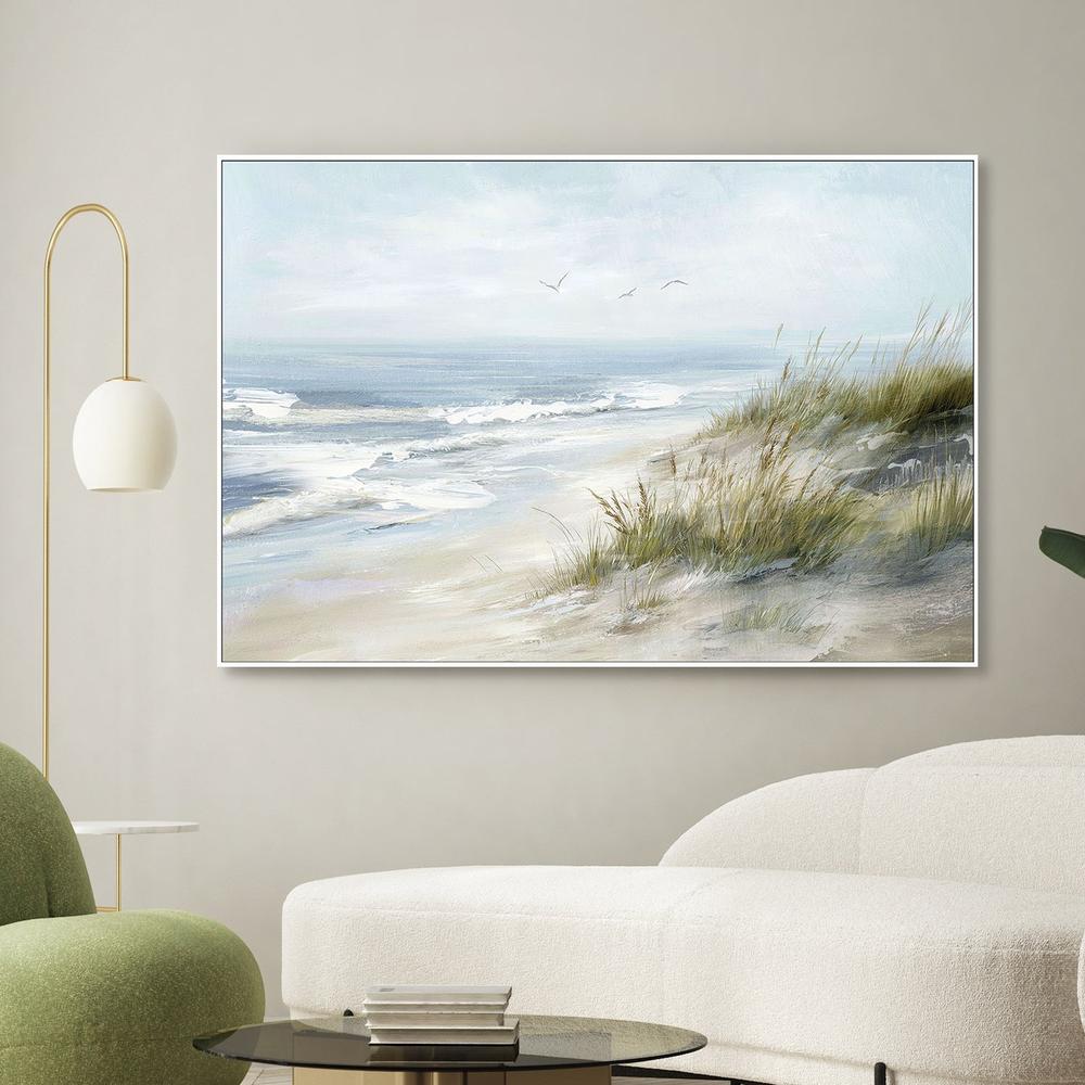 Seaside Escape, Style B-by-Nina Blue-wall-art-print-canvas-poster-framed-Gioia
